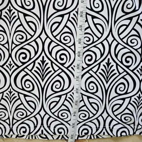 Title Nine Black and White Sheath Midi Dress V-Neck - Picture 10 of 10